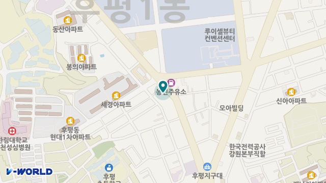 주사랑노인복지센터 위치 지도