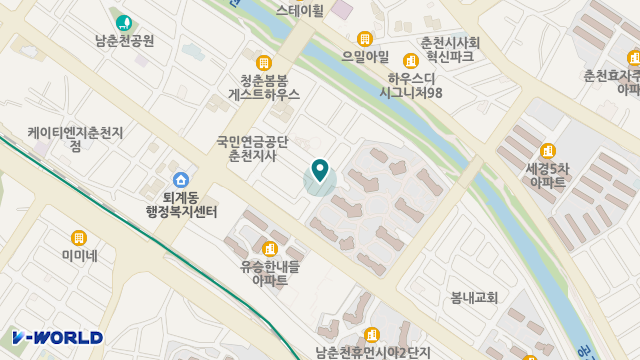 참조은노인복지센터 위치 지도