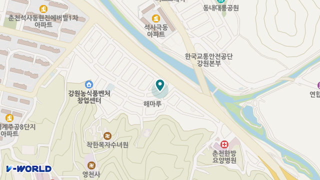 아리아케어 방문요양 춘천 석사센터 위치 지도