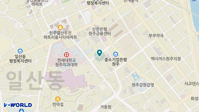 원주의료기 위치 지도