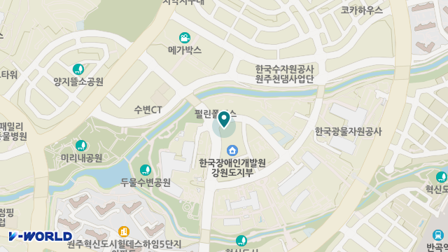 시니어데이케어 주은 원주센터 위치 지도