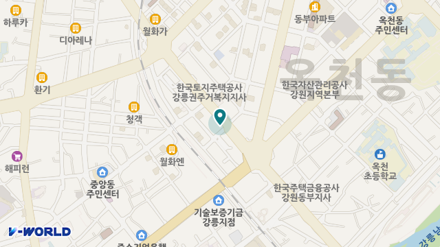 이원건강의료기 강릉점 위치 지도
