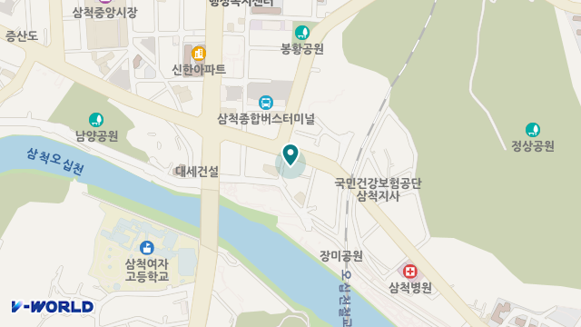 나눔의료기 위치 지도