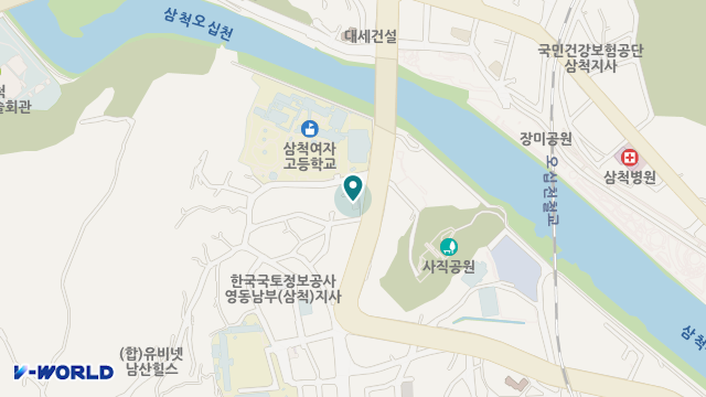정 의료기 위치 지도