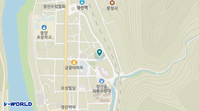 정선돌봄서비스센터 위치 지도