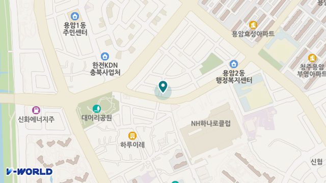용암재가장기요양기관 위치 지도