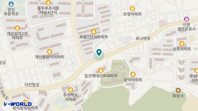 효부재가장기요양기관 위치 지도