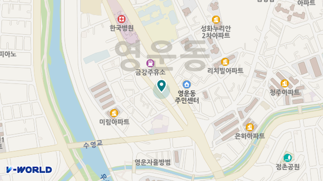 행복한재가장기요양기관 위치 지도