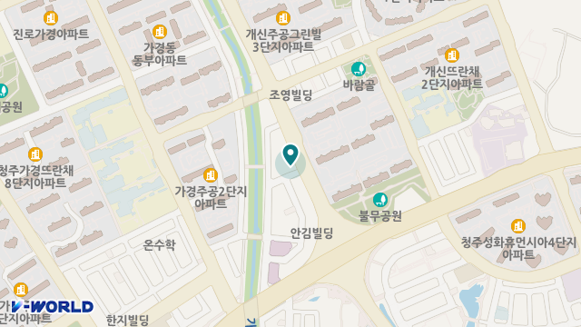 가경열린복지센터재가장기요양기관 위치 지도