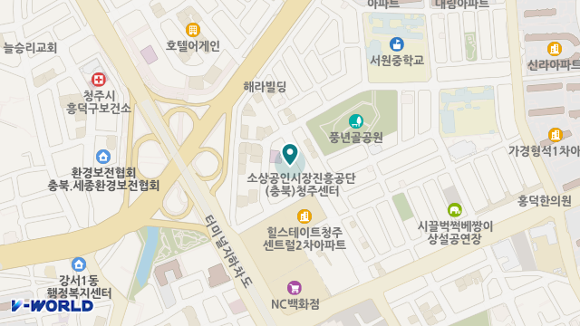 글라라노인복지재가장기요양기관 위치 지도