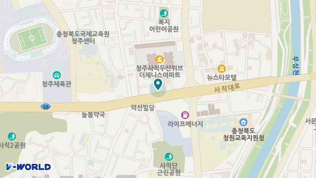 The아름다운재가장기요양기관 위치 지도