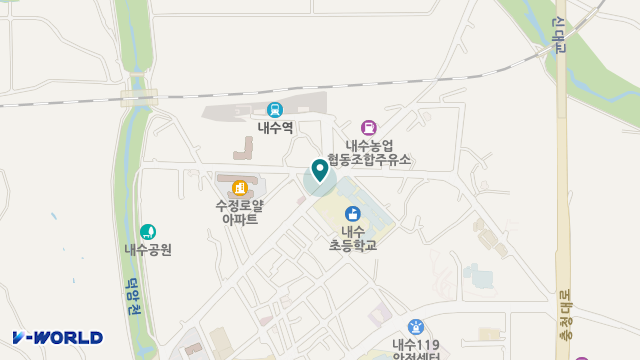 내수재가센터 위치 지도