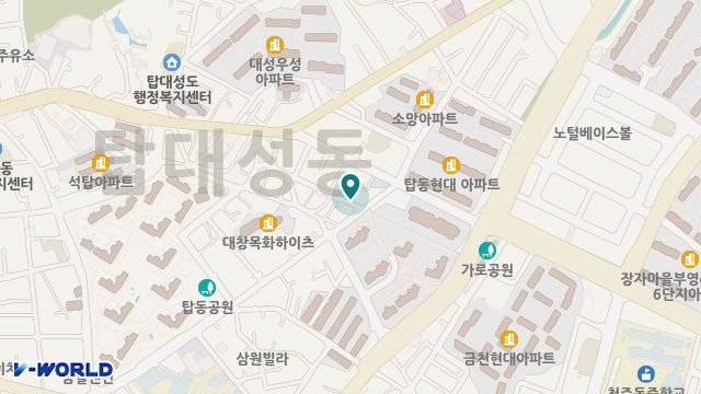 평강재가장기요양기관 위치 지도