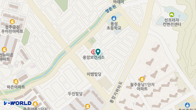 평안노인주간보호센터 위치 지도