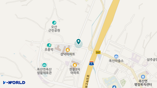 행복노인복지센터 위치 지도