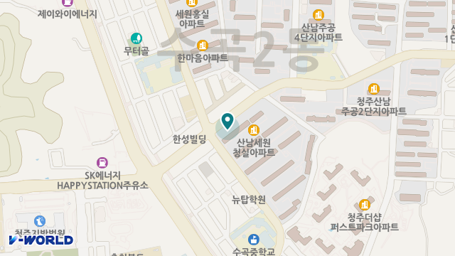 청주 주찬미방문간호센터 위치 지도