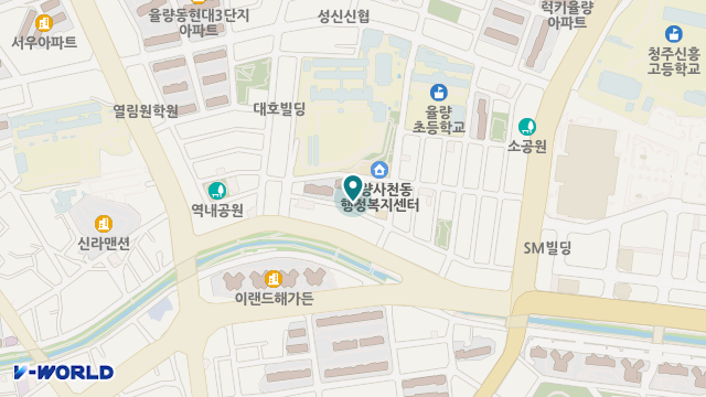 청주조은노인주간보호센터 위치 지도