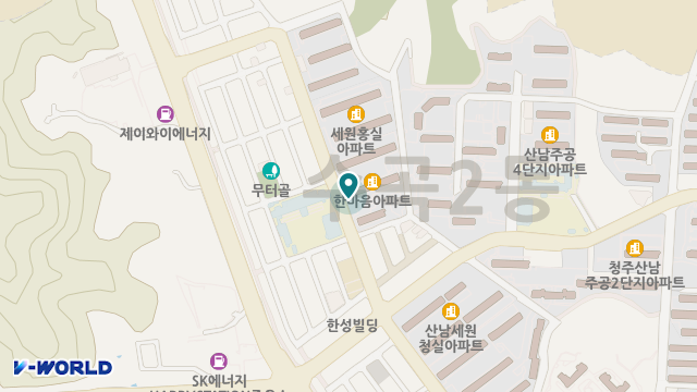 정명재가장기요양기관 위치 지도