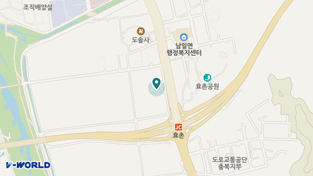 효원노인복지센터(효촌점) 위치 지도