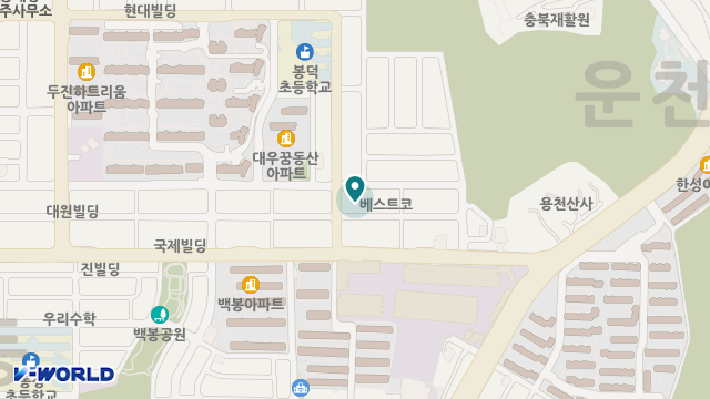 봉명재가노인복지센터 위치 지도