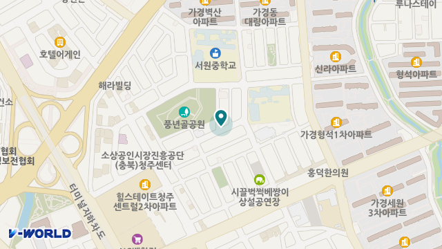 희망 재가노인복지센터 위치 지도