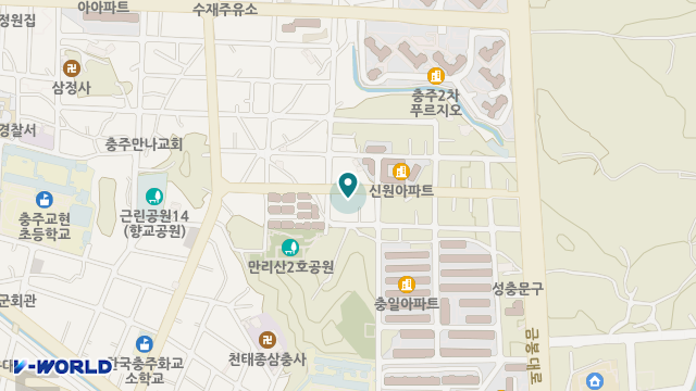 충주시니어빌리지 노인복지센터 위치 지도