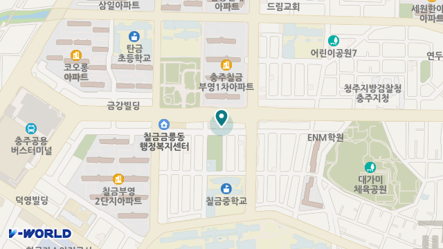 (주)효나누미 충주노인복지센터 위치 지도