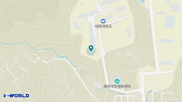대원대학교산학협력단 위치 지도