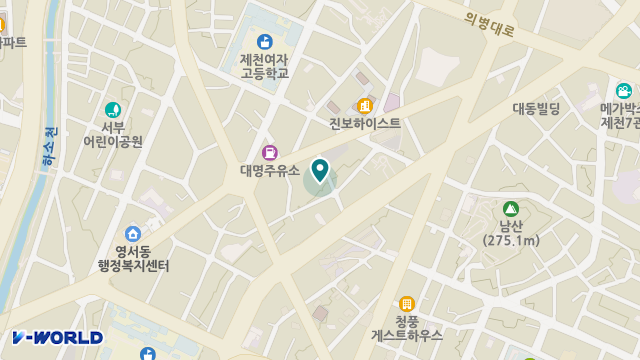 제천노인방문요양센터 위치 지도