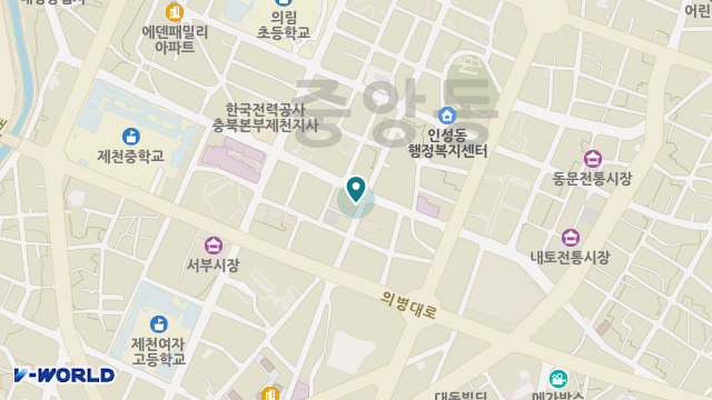 대한의료기 위치 지도