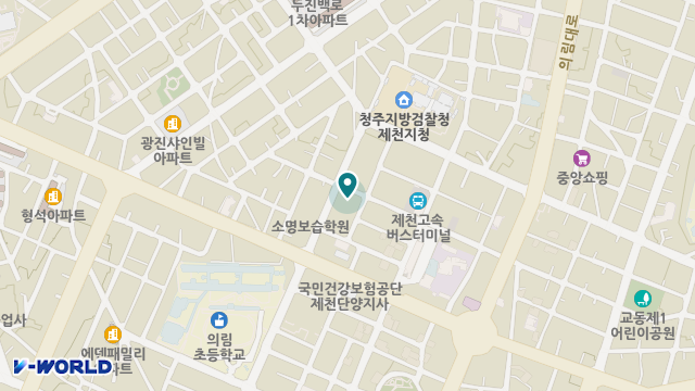효복지센터 위치 지도