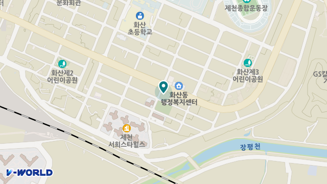 100세동안제천점 위치 지도