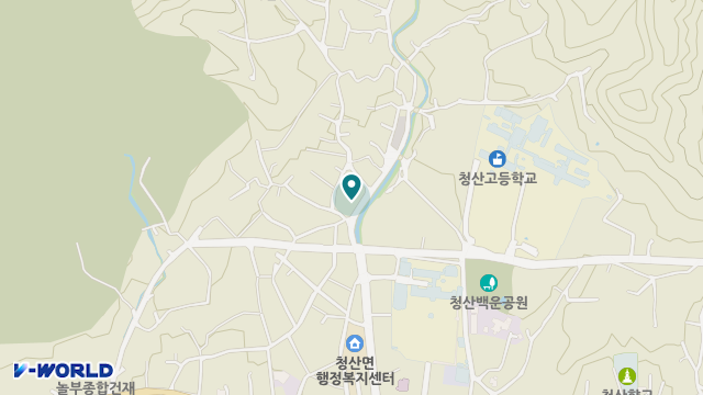 정성노인복지센터 위치 지도