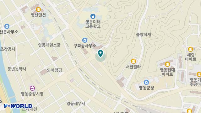 금강재가노인복지센터 위치 지도