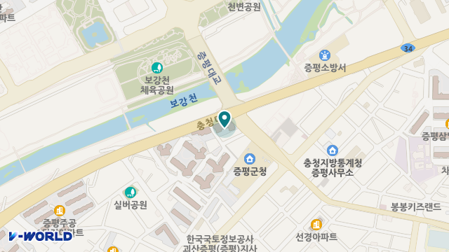 샘물재가복지센터 위치 지도