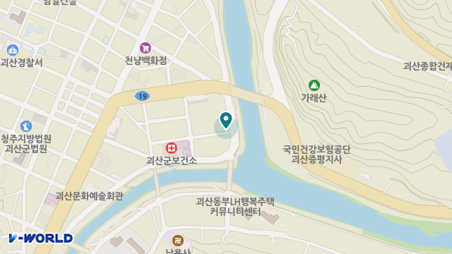 괴산의료기 위치 지도