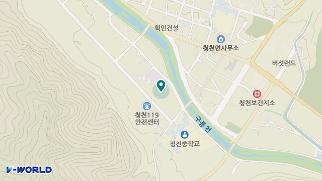 행복시온복지센터 위치 지도