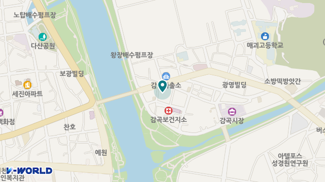 누리재가복지센터 위치 지도