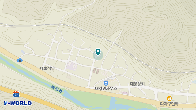 대강노인요양센터 위치 지도
