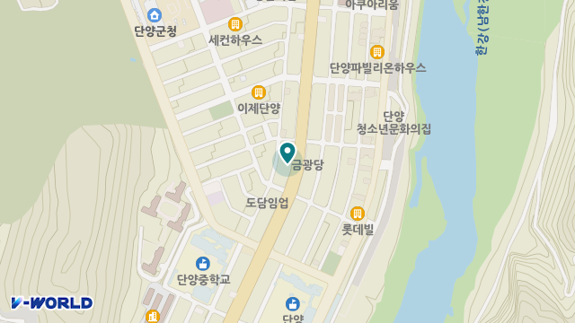 이원건강의료기 단양점 위치 지도