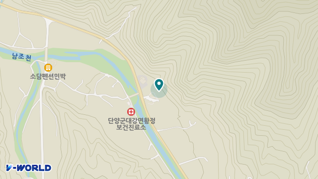 단양다사랑노인요양원 위치 지도