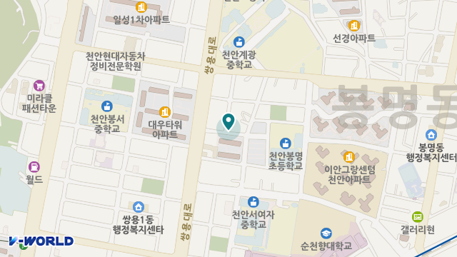 천안우리방문요양센터 위치 지도