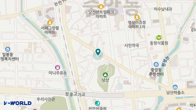 충청의료기상사 위치 지도