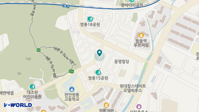 천안아산복지용구센터 위치 지도
