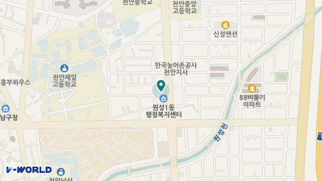도솔요양센터 위치 지도