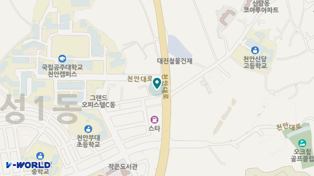섬김노인복지센터 위치 지도