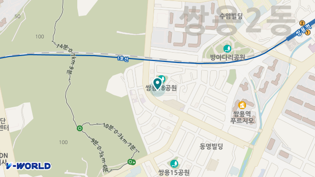 한가족노인복지센터 위치 지도