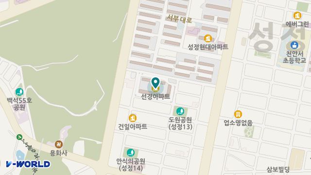 편안한 재가노인복지센타 위치 지도
