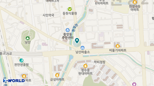 에바다재가장기요양센터 위치 지도