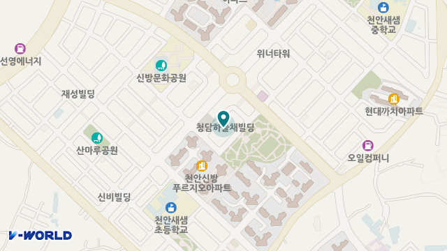 청담하늘채요양센터 위치 지도